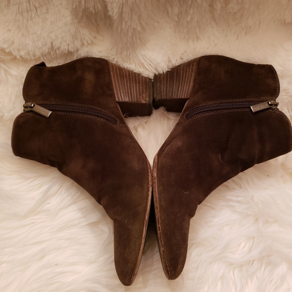 Aquatalia brown booties